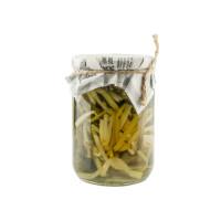 Marinuoti laukiniai česnakai Georgian Production 500 g stiklainis 12