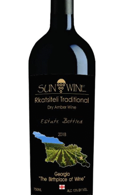 Vynas / baltas / sausas Rkatsiteli Traditionell